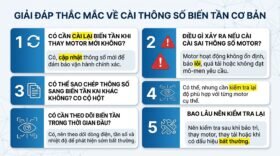 Giải đáp thắc mắc về cài thông số biến tần cơ bản.