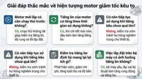 Giải đáp thắc mắc về hiện tượng motor giảm tốc kêu to.