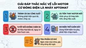 Giải đáp thắc mắc về lỗi motor cứ đóng điện là nhảy aptomat.