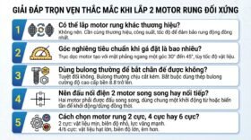 Giải đáp trọn vẹn thắc mắc khi lắp 2 motor rung đối xứng.