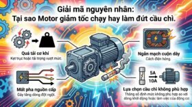 Giải mã nguyên nhân: Tại sao Motor giảm tốc chạy hay làm đứt cầu chì.