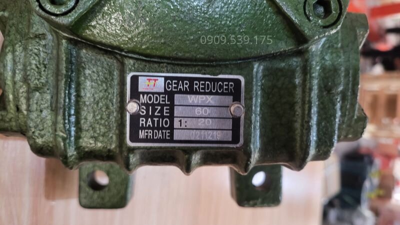 Decoding the parameters on the WPX worm gearbox nameplate