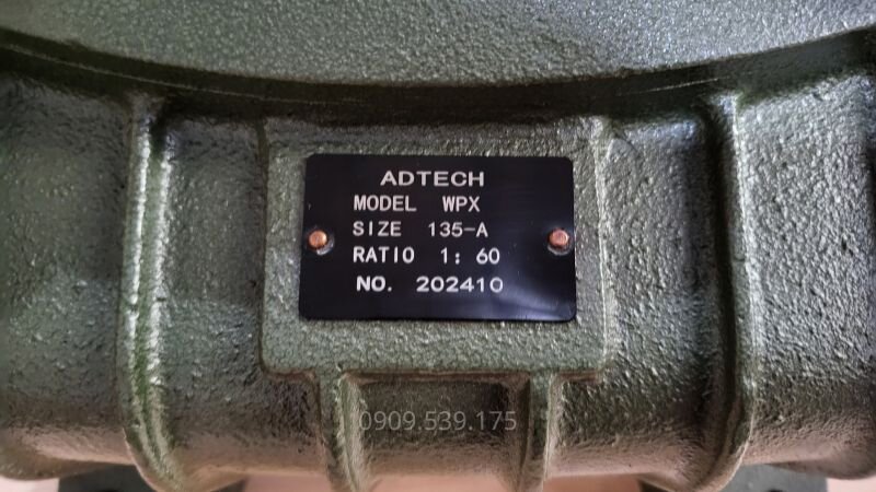 Decoding nameplate parameters of WPX gearbox