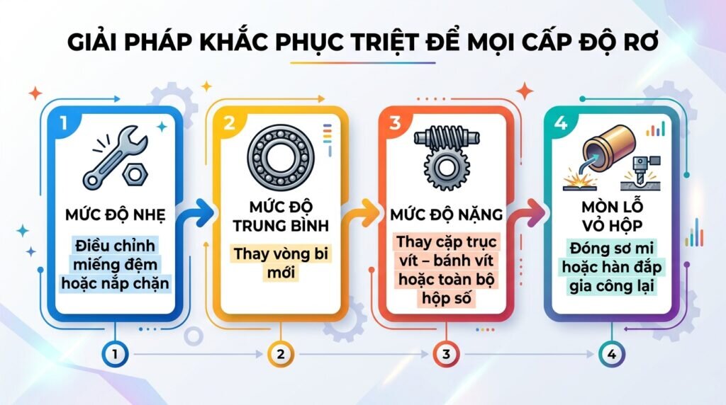 Giải pháp khắc phục triệt để mọi cấp độ rơ.