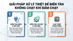 Giải pháp xử lý triệt để biến tần không chạy khi bấm chạy.