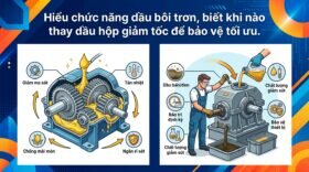Hiểu chức năng dầu bôi trơn, biết khi nào thay dầu hộp giảm tốc để bảo vệ tối ưu.