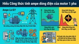 Hiểu Công thức tính ampe dòng điện của motor 1 pha