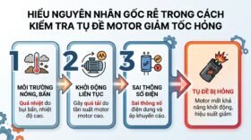 Hiểu nguyên nhân gốc rễ trong cách kiểm tra tụ đề motor giảm tốc hỏng.