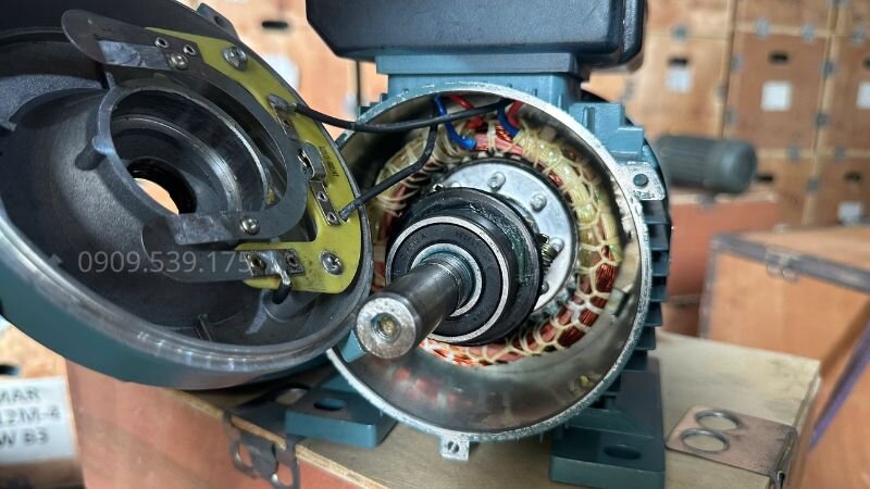 Hỏng lớp cách điện cuộn dây của motor