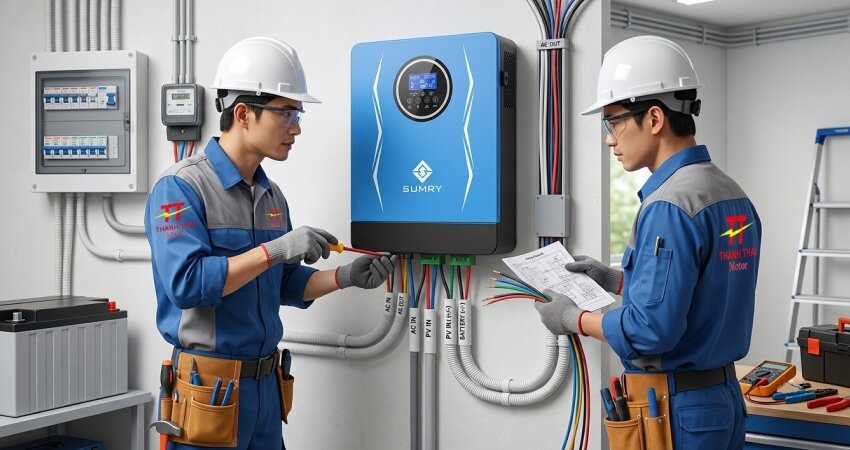 Các bước cài đặt biến tần Sumry cơ bản dựa trên kinh nghiệm của thợ lành nghề