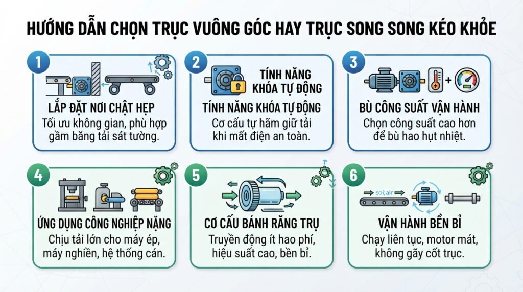Hướng dẫn chọn trục vuông góc hay trục song song kéo khỏe.
