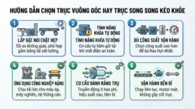 Hướng dẫn chọn trục vuông góc hay trục song song kéo khỏe.