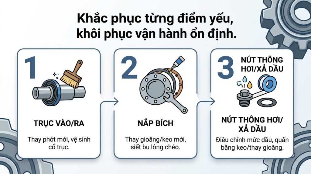 Khắc phục từng điểm yếu, khôi phục vận hành ổn định.