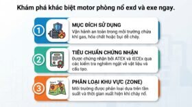 Khám phá khác biệt motor phòng nổ exd và exe ngay.