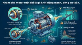 Khám phá motor ruột đai là gì: khởi động mạnh, dòng an toàn.