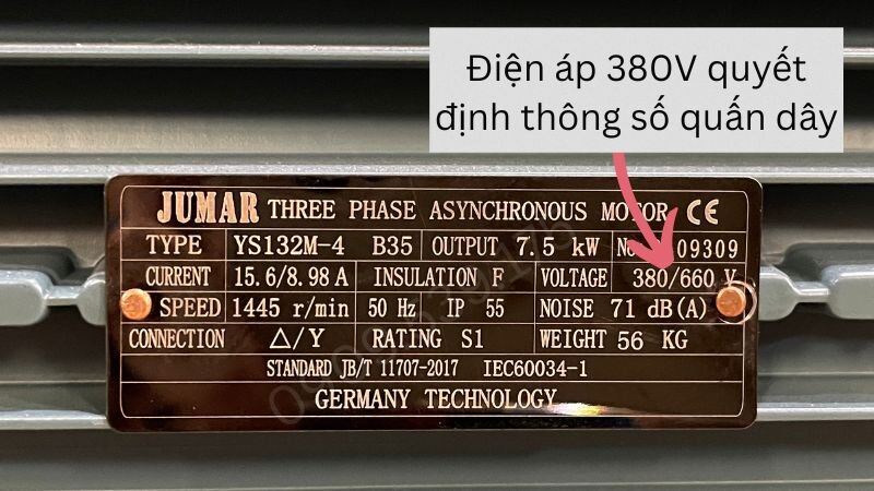 Kiểm tra điện áp cấp vào trước khi phục hồi motor