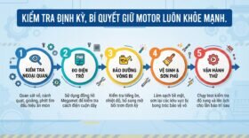 Kiểm tra định kỳ, bí quyết giữ motor luôn khỏe mạnh.