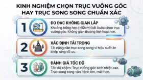 Kinh nghiệm chọn trục vuông góc hay trục song song chuẩn xác.
