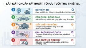 Lắp đặt chuẩn kỹ thuật, tối ưu tuổi thọ thiết bị.