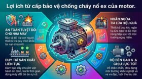 Lợi ích từ cấp bảo vệ chống cháy nổ ex của motor.