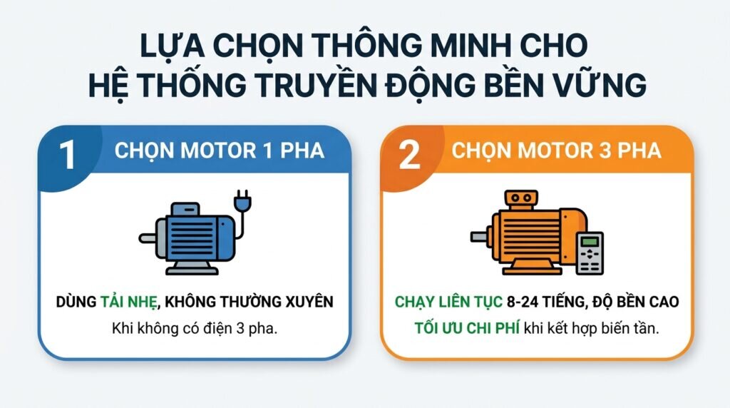 Lựa chọn thông minh cho hệ thống truyền động bền vững.