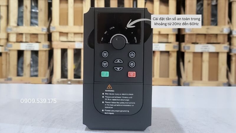 Lưu ý quan trọng khi cài đặt biến tần với tần số (Hz) phù hợp với dòng điện