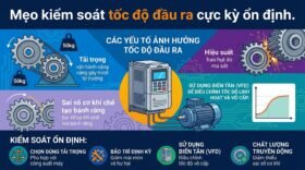 Mẹo kiểm soát tốc độ đầu ra cực kỳ ổn định.