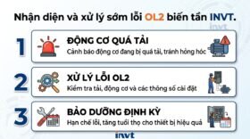 Nhận diện và xử lý sớm lỗi OL2 biến tần INVT.
