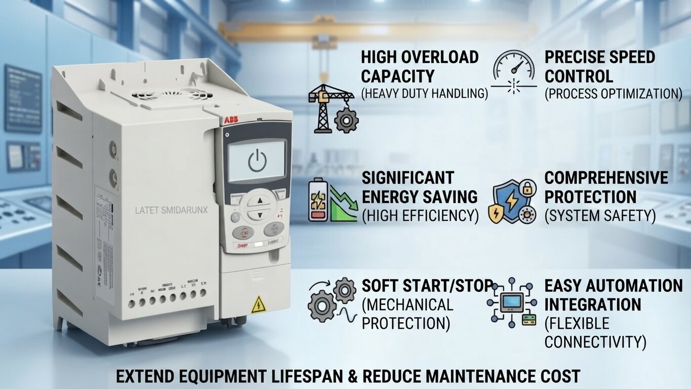 Outstanding advantages of ABB Variable Frequency Drive over 10kW.