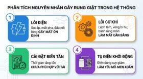 Phân tích nguyên nhân gây rung giật trong hệ thống.