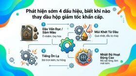 Phát hiện sớm 4 dấu hiệu, biết khi nào thay dầu hộp giảm tốc khẩn cấp.
