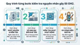 Quy trình từng bước kiểm tra nguyên nhân gây lỗi OH2.