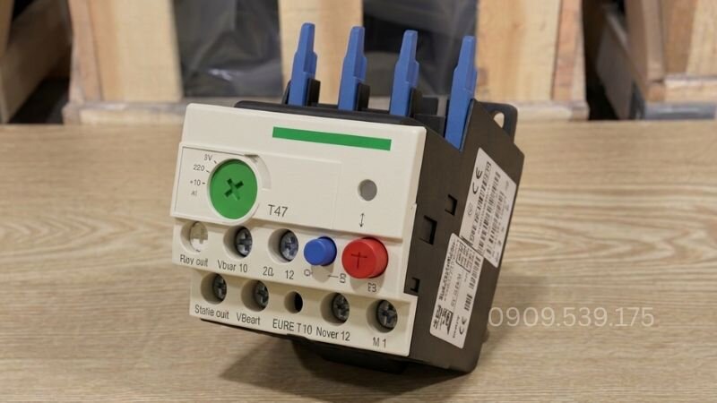 Rơ le nhiệt quá lớn làm mất khả năng bảo vệ motor