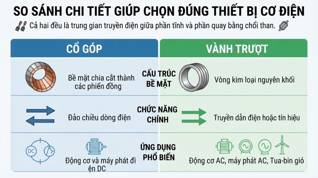 So sánh chi tiết giúp chọn đúng thiết bị cơ điện.