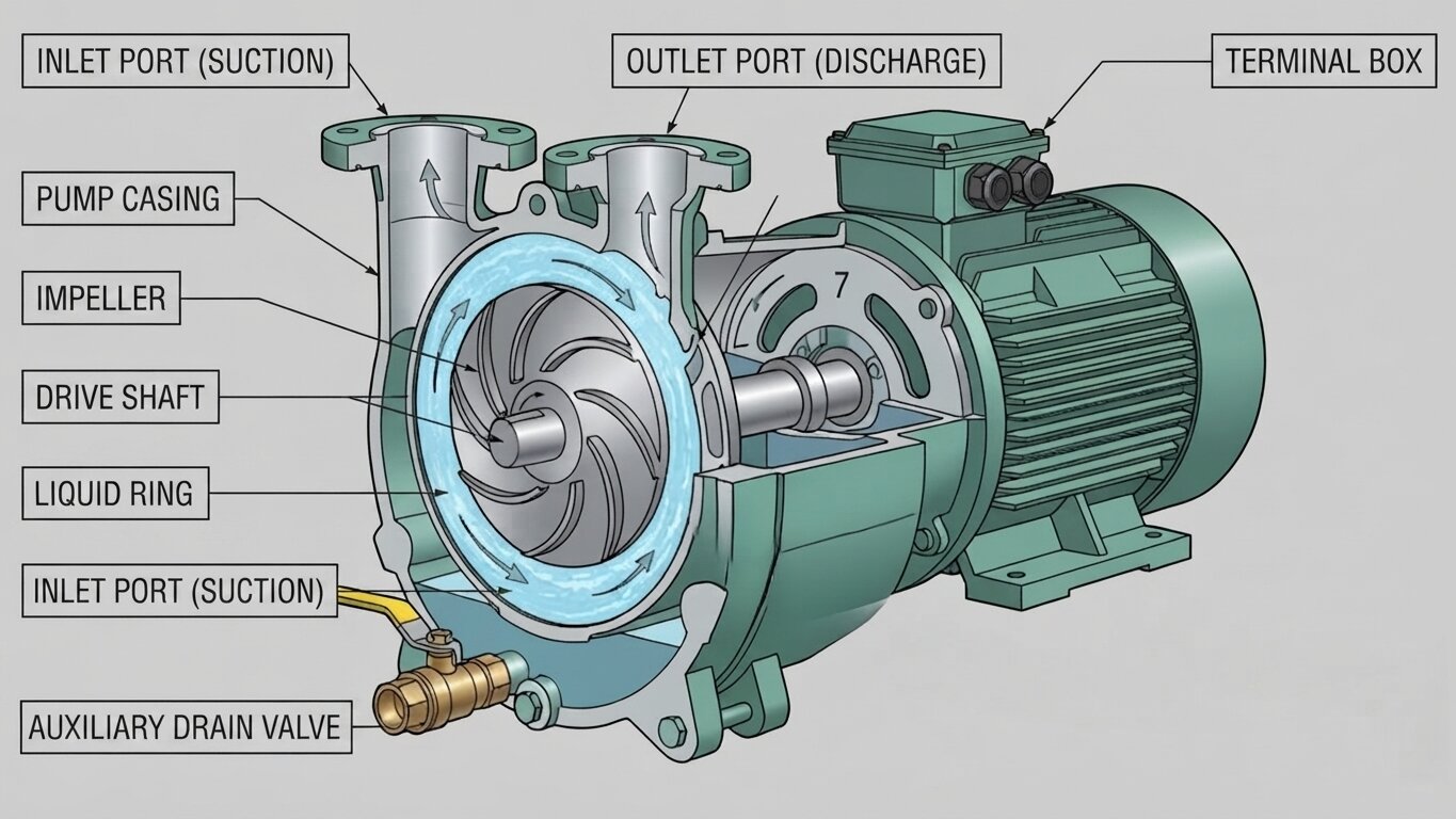 Vacuum pump structure