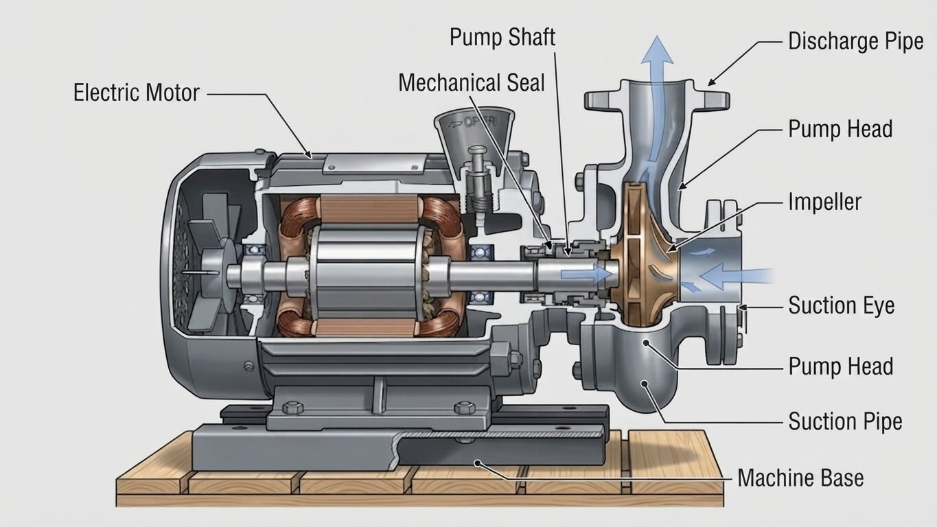 Centrifugal pump structure