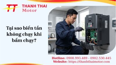 Biến tần không chạy khi bấm chạy? Chẩn đoán đúng, sửa triệt để