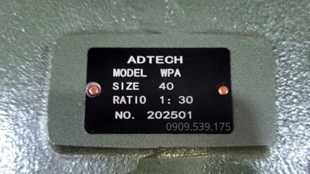 Tem hộp giảm tốc trục vít bánh vít WPA 40