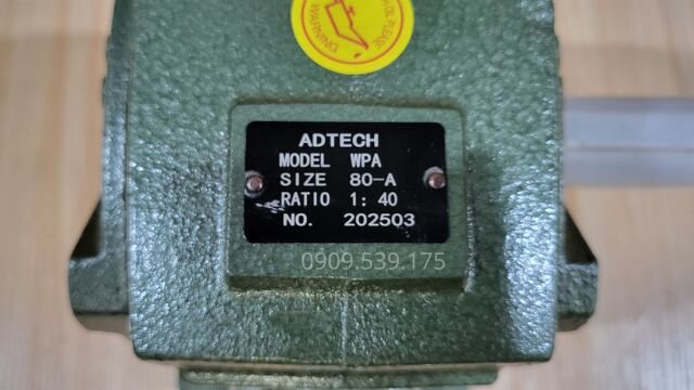 Tem hộp giảm tốc trục vít bánh vít WPA 80