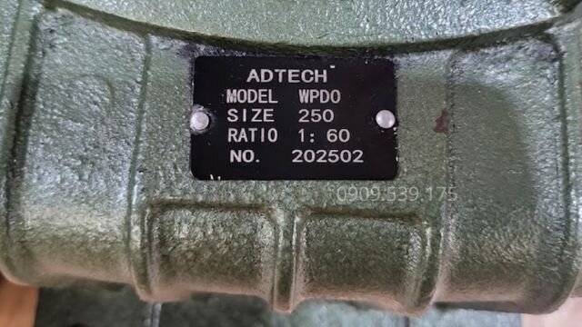 Tem hộp giảm tốc trục vít bánh vít WPDO 250