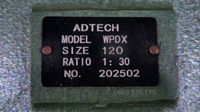 Tem hộp giảm tốc trục vít bánh vít WPDX 120