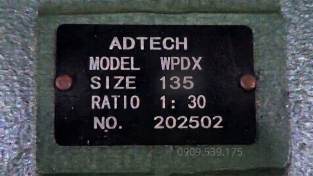 Tem hộp giảm tốc trục vít bánh vít WPDX 135