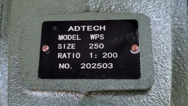 Tem hộp giảm tốc trục vít bánh vít WPS 250
