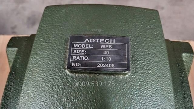 Tem hộp giảm tốc trục vít bánh vít WPS 40