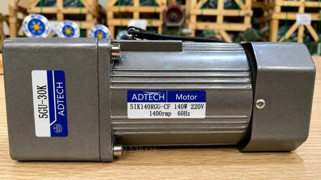 Tem motor giảm tốc mini 140w