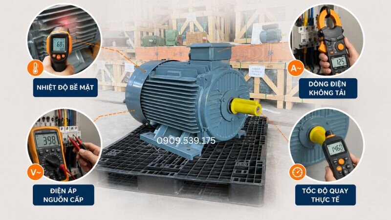 Các thông số cần kiểm tra để đánh giá chính xác nhiệt độ motor