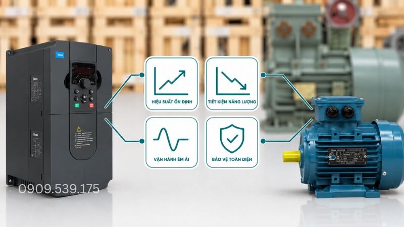 Cài đặt các thông số vận hành để motor hoạt động ổn định và an toàn.