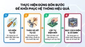Thực hiện đúng bốn bước để khôi phục hệ thống hiệu quả.