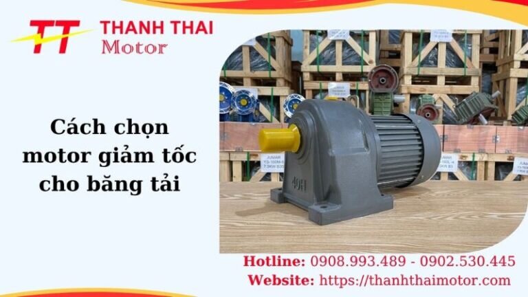 Thumb cách chọn motor giảm tốc cho băng tải