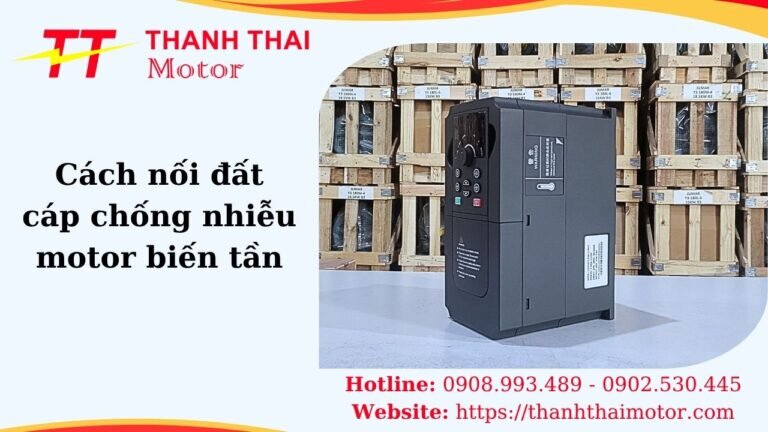Thumb cách nối đất cáp chống nhiễu motor biến tần
